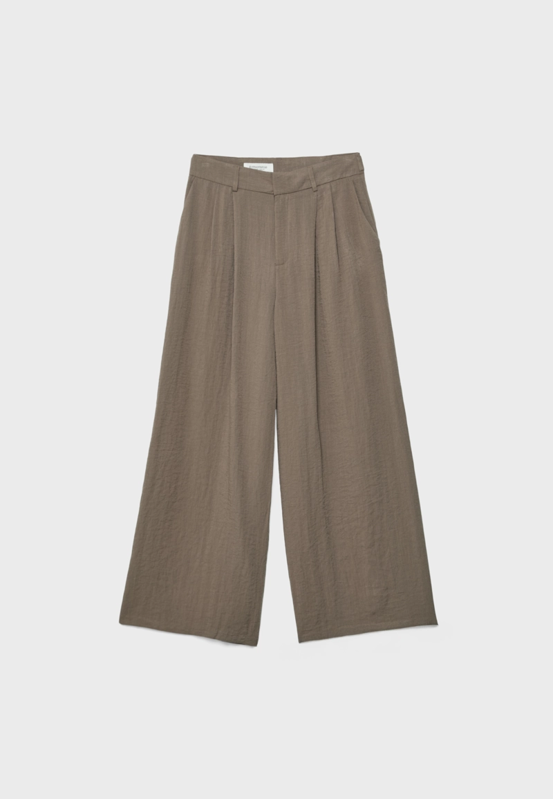 Брюки-палаццо с регулируемым поясом