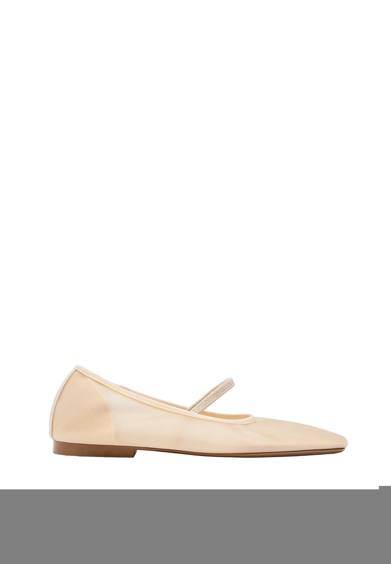 Балетки из сетки с эластичной резинкой