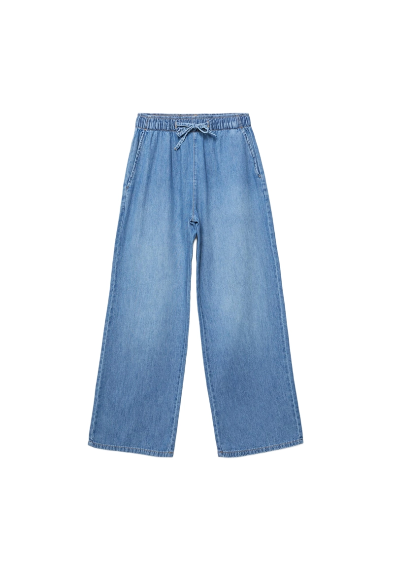 Свободные джинсы на кулиске