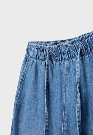 Свободные джинсы на кулиске- Заказать в России