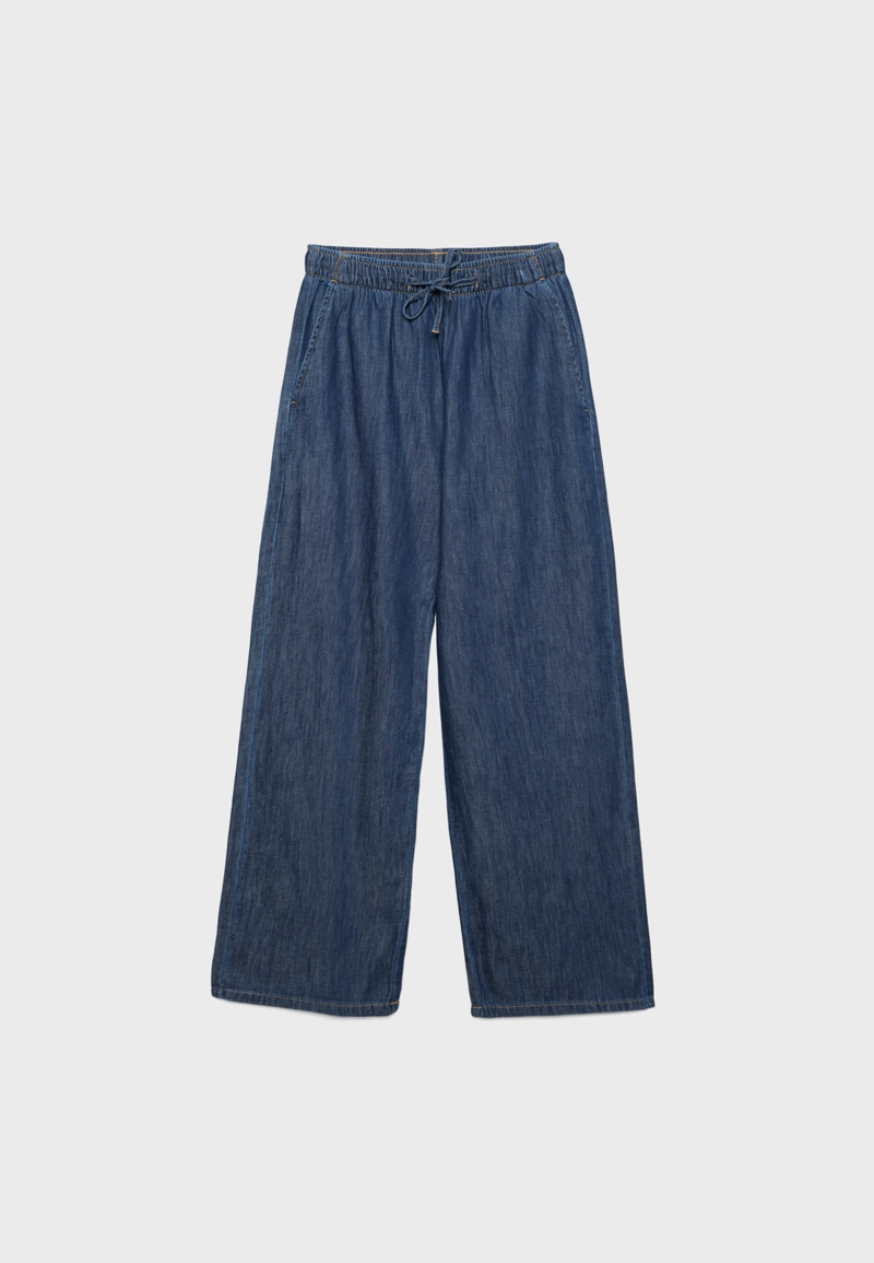 Свободные джинсы на кулиске