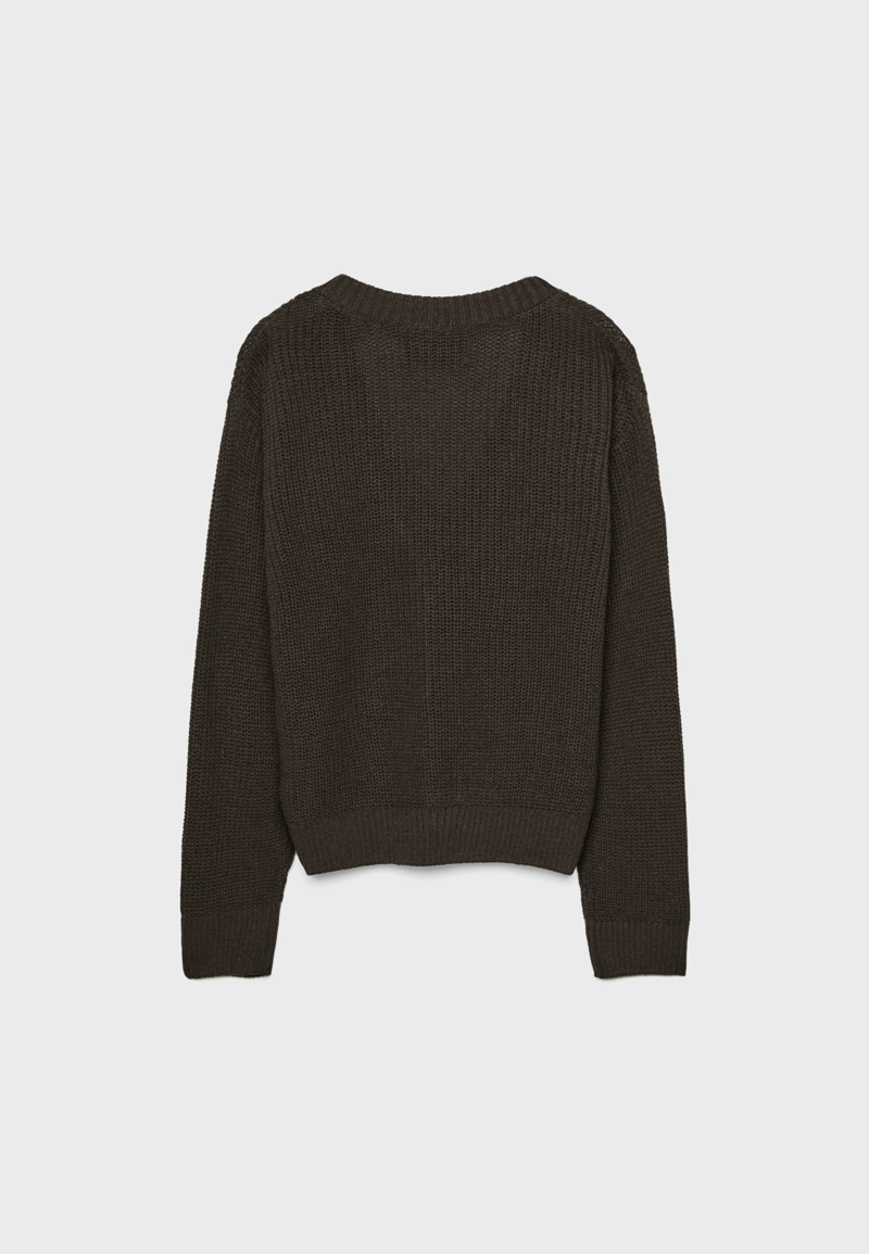 Вязаный кардиган на пуговицах