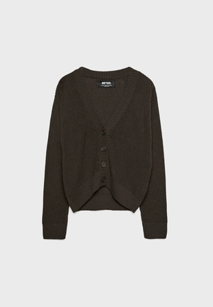 Вязаный кардиган на пуговицах- Заказать в России