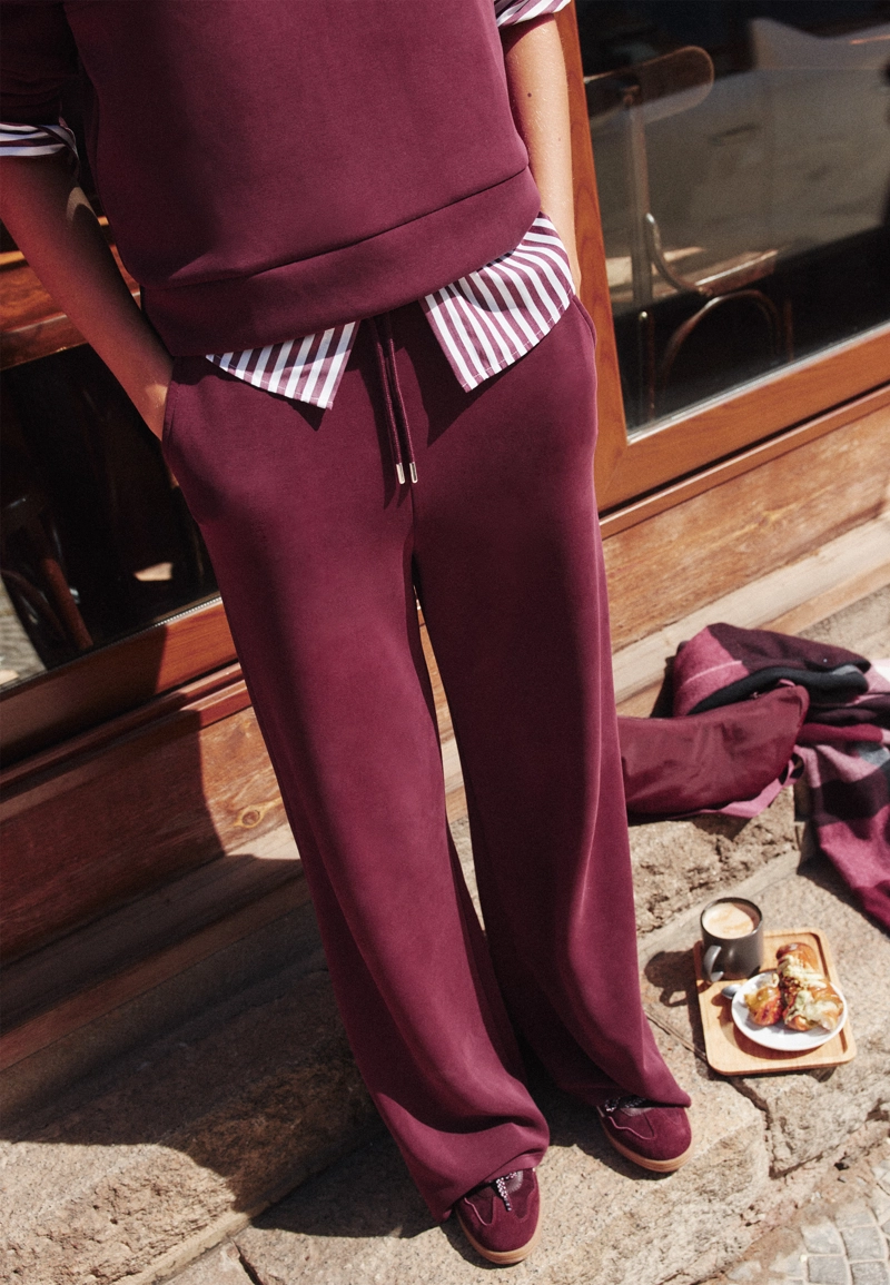 Брюки-джоггеры палаццо, мягкие на ощупь