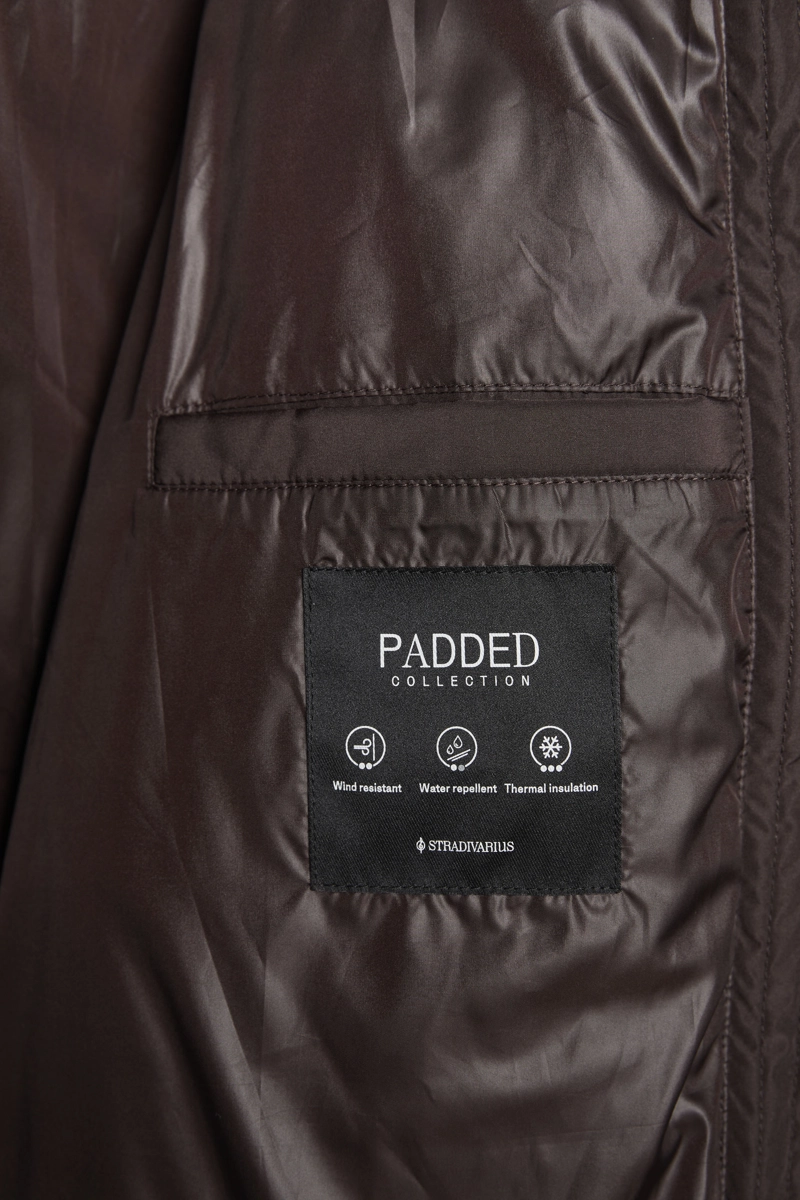 Базовая стеганая куртка с капюшоном