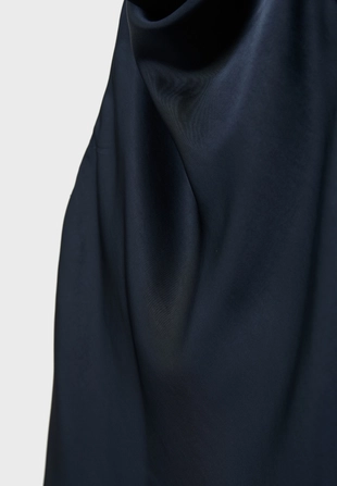 Атласный топ с горловиной халтер- Заказать в России