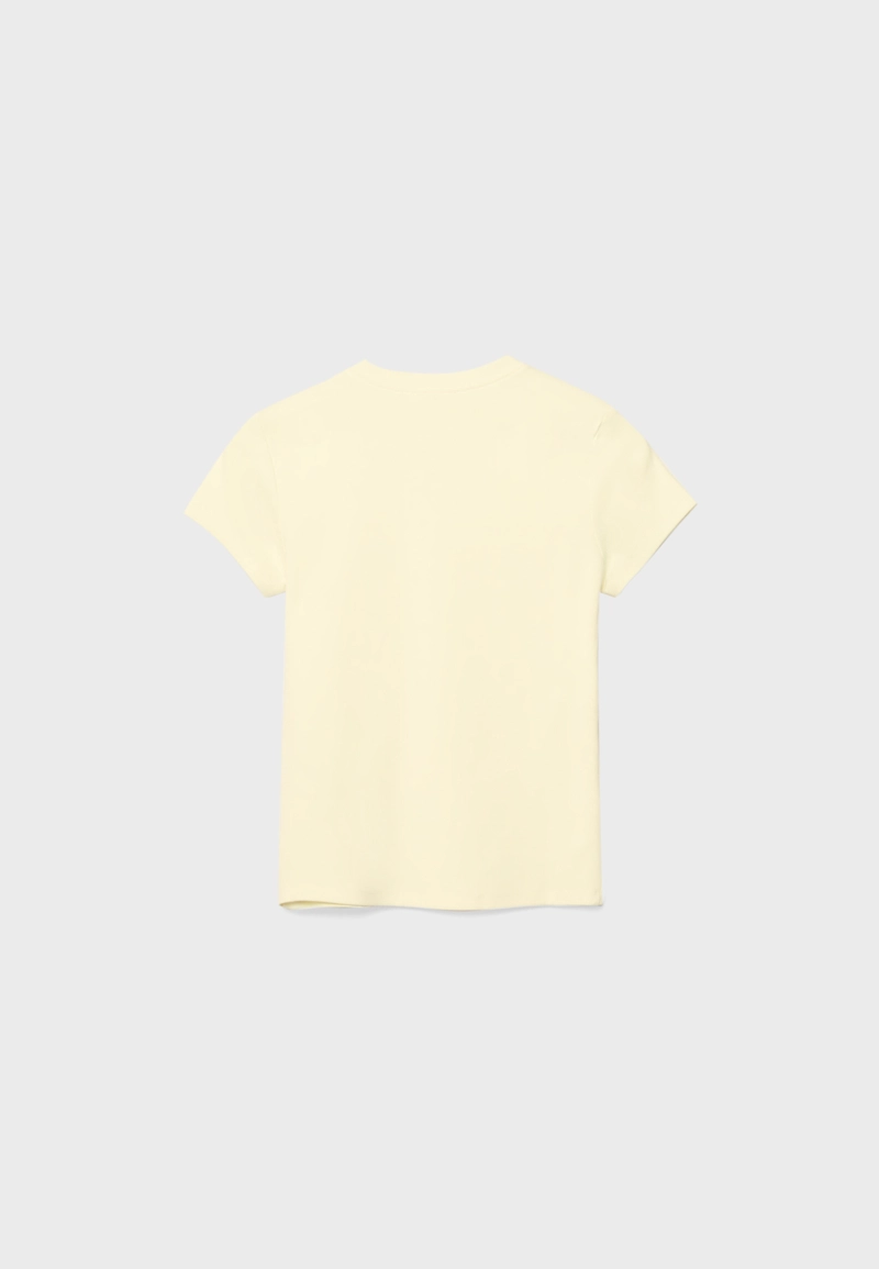 Базовая футболка с короткими рукавами и круглым вырезом