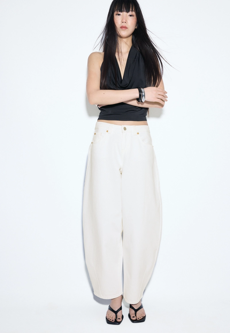 Джинсы Barrel fit