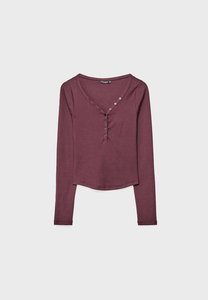 Топ с пуговицами