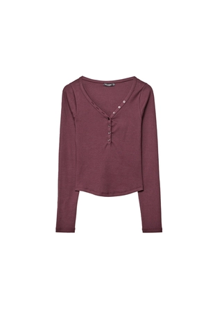 Топ с пуговицами- Заказать в России