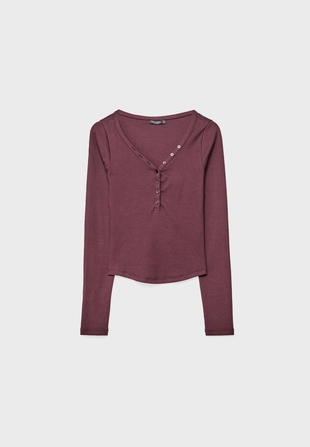 Топ с пуговицами- Заказать в России