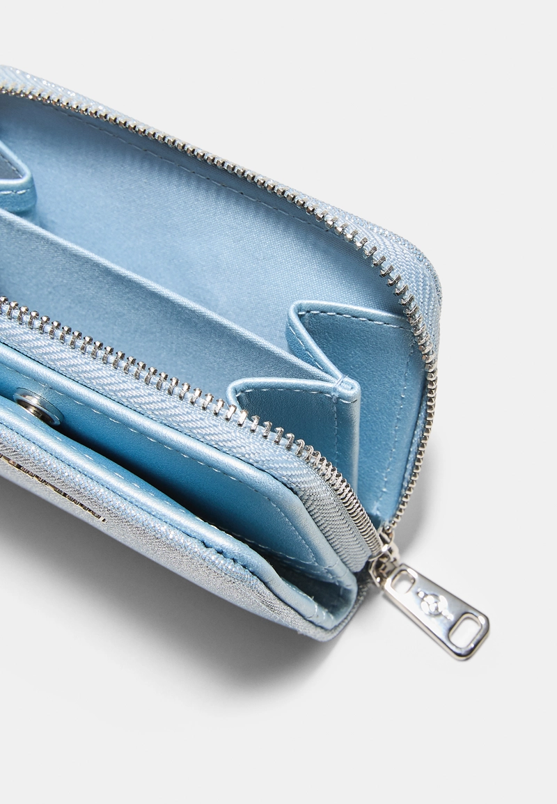 КОШЕЛЕК НА МОЛНИИ С БЛЕСКОМ