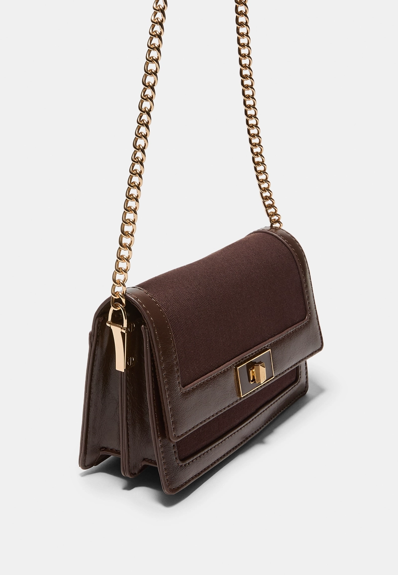 Комбинированная сумка-слинг из канваса