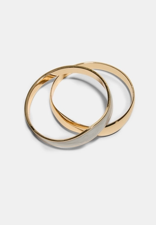 Набор из 2 браслетов с эмалью- Заказать в России