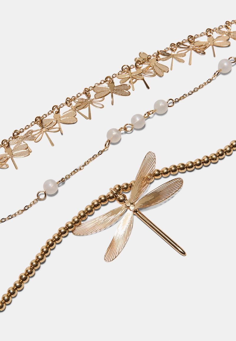 Набор из 3 колье «Стрекоза»