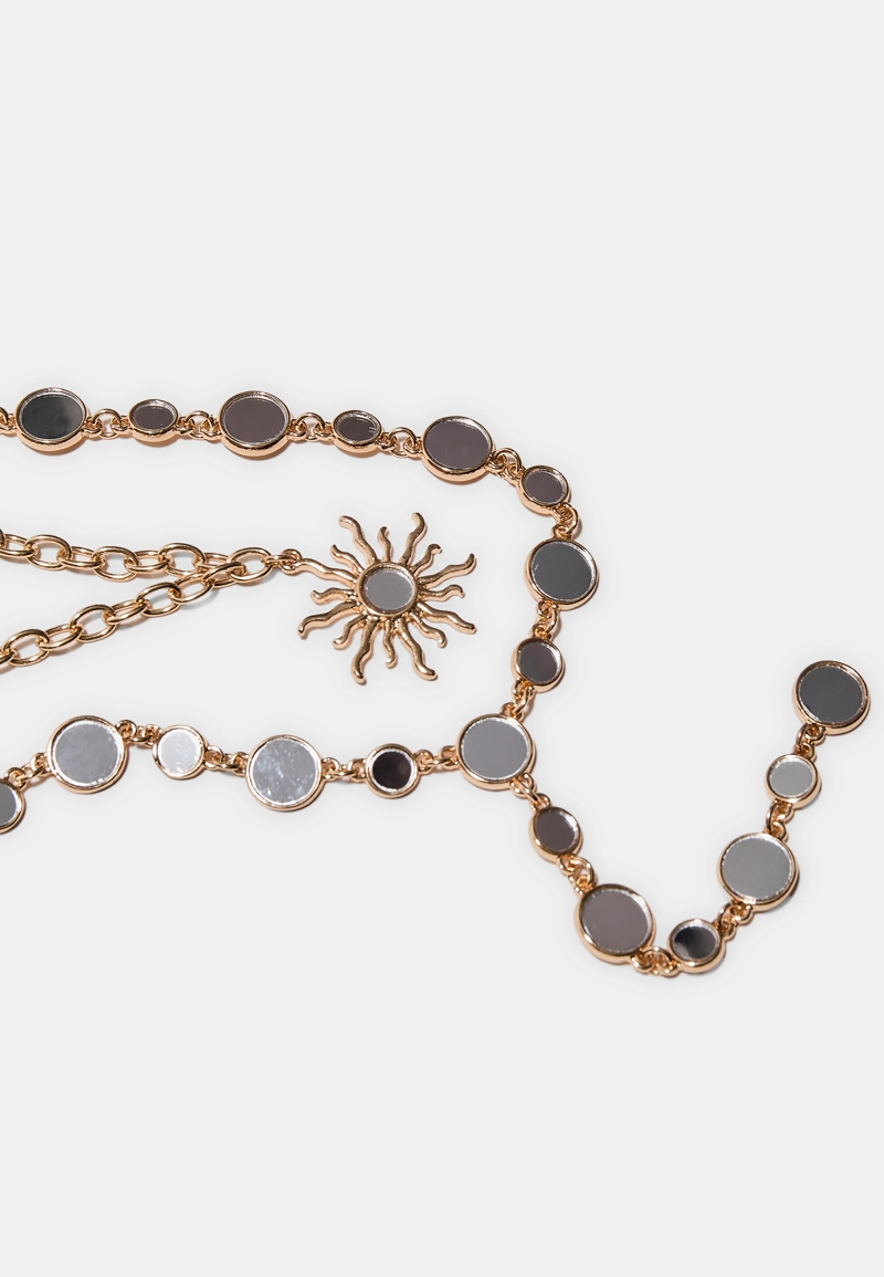 Набор из 2 колье-лариат «Солнце»