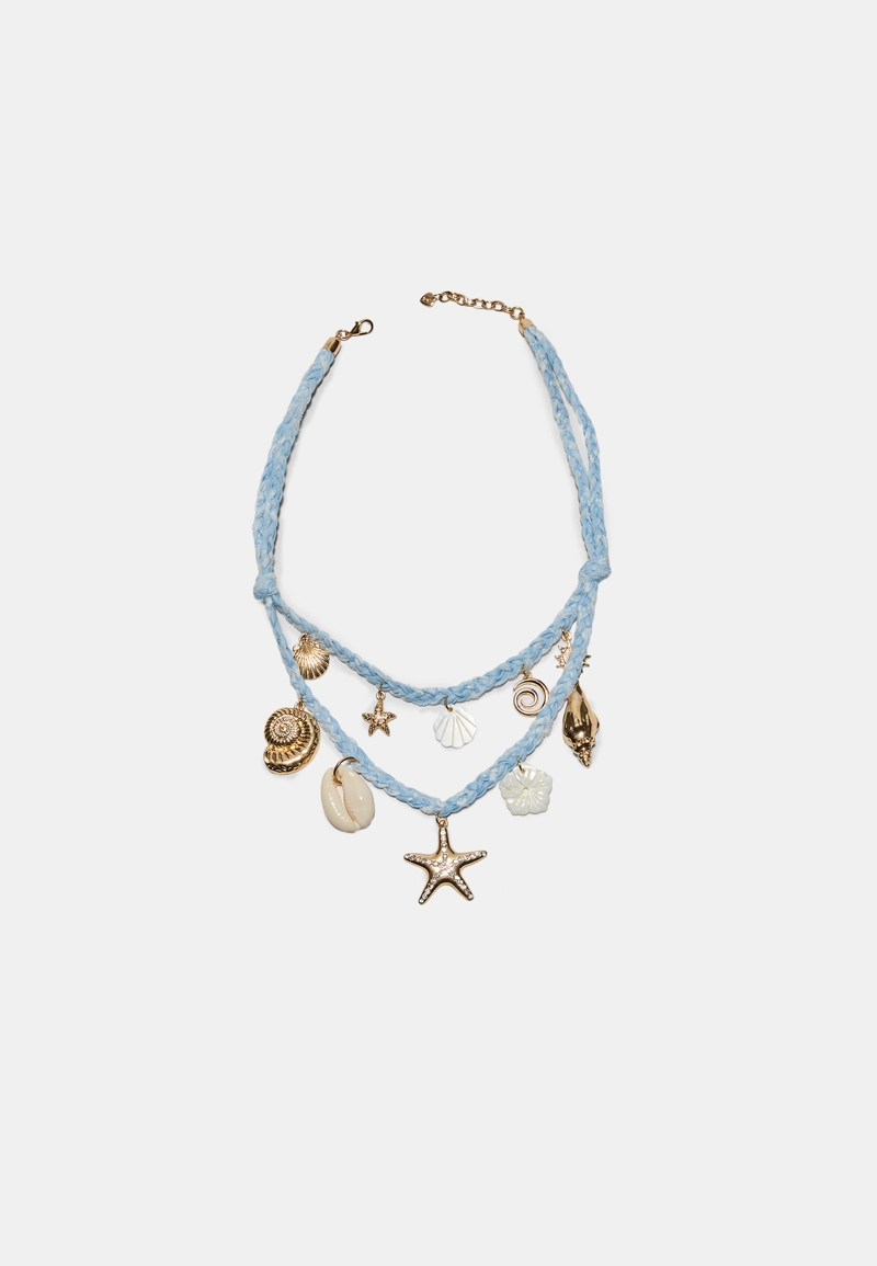 Набор из 2 колье с морскими подвесками