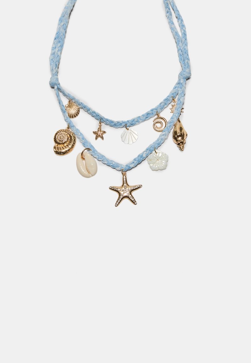 Набор из 2 колье с морскими подвесками