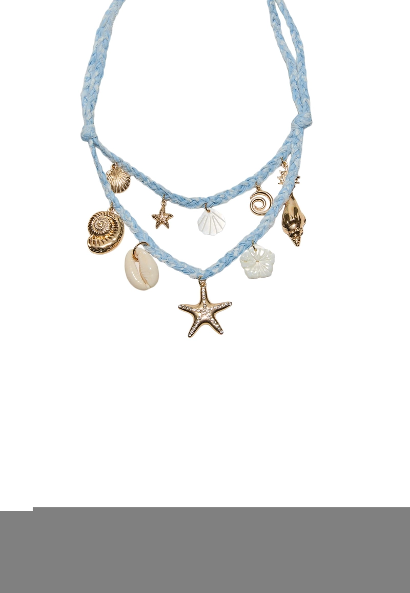 Набор из 2 колье с морскими подвесками