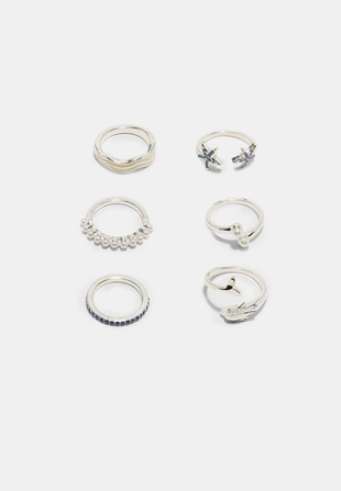 Набор из 5 колец «Море»- Заказать в России