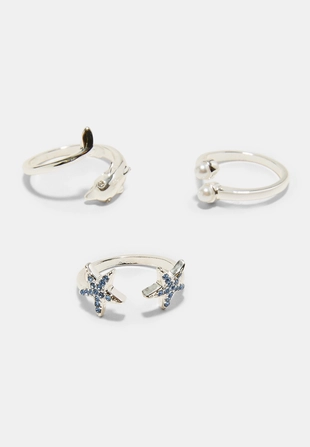 Набор из 5 колец «Море»- Заказать в России