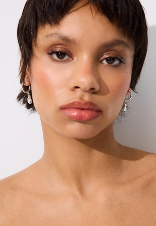 Набор из 9 серег «Морская звезда» с блестками- Заказать в России