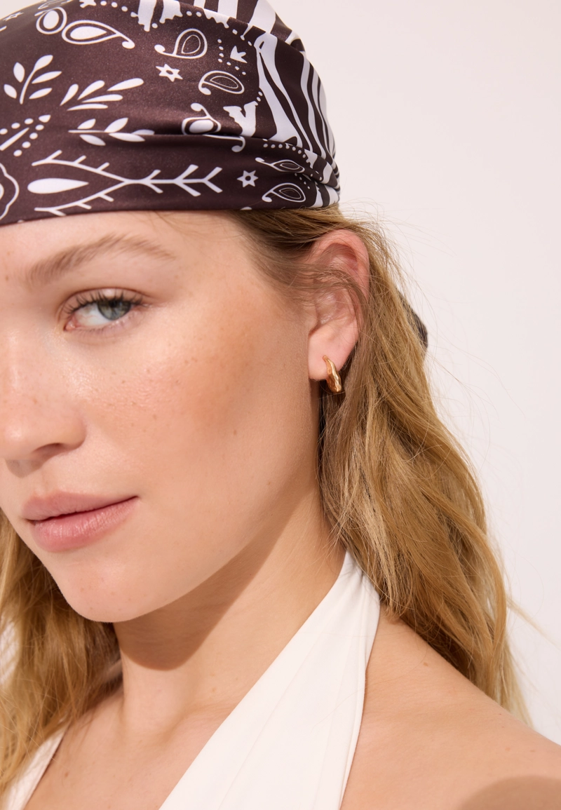 Набор из 9 серег «Морская звезда» с блестками