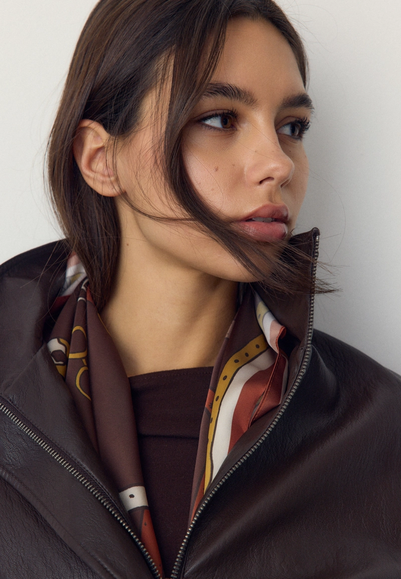 Платок с принтом в виде замков