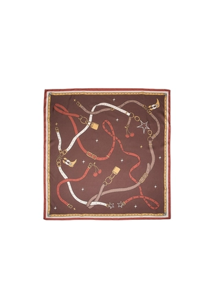 Платок с принтом в виде замков- Заказать в России