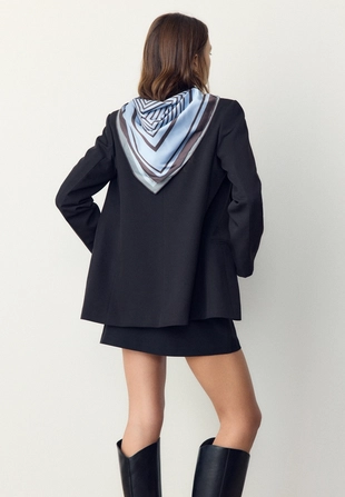 Платок в широкую полоску- Заказать в России