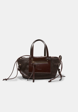 Сумка-корзина кроссбоди с эффектом кроше- Заказать в России