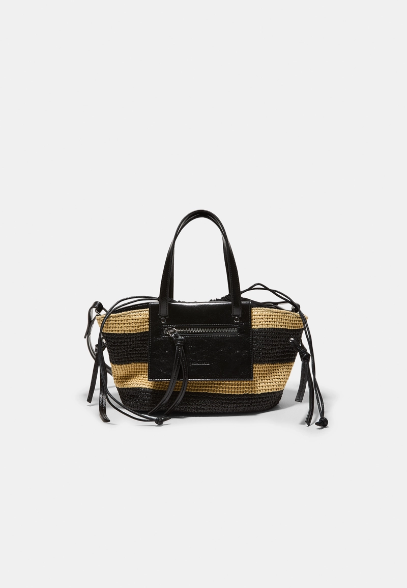 Сумка-корзина кроссбоди с эффектом кроше