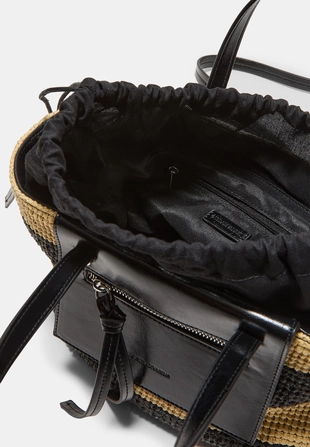 Сумка-корзина кроссбоди с эффектом кроше- Заказать в России