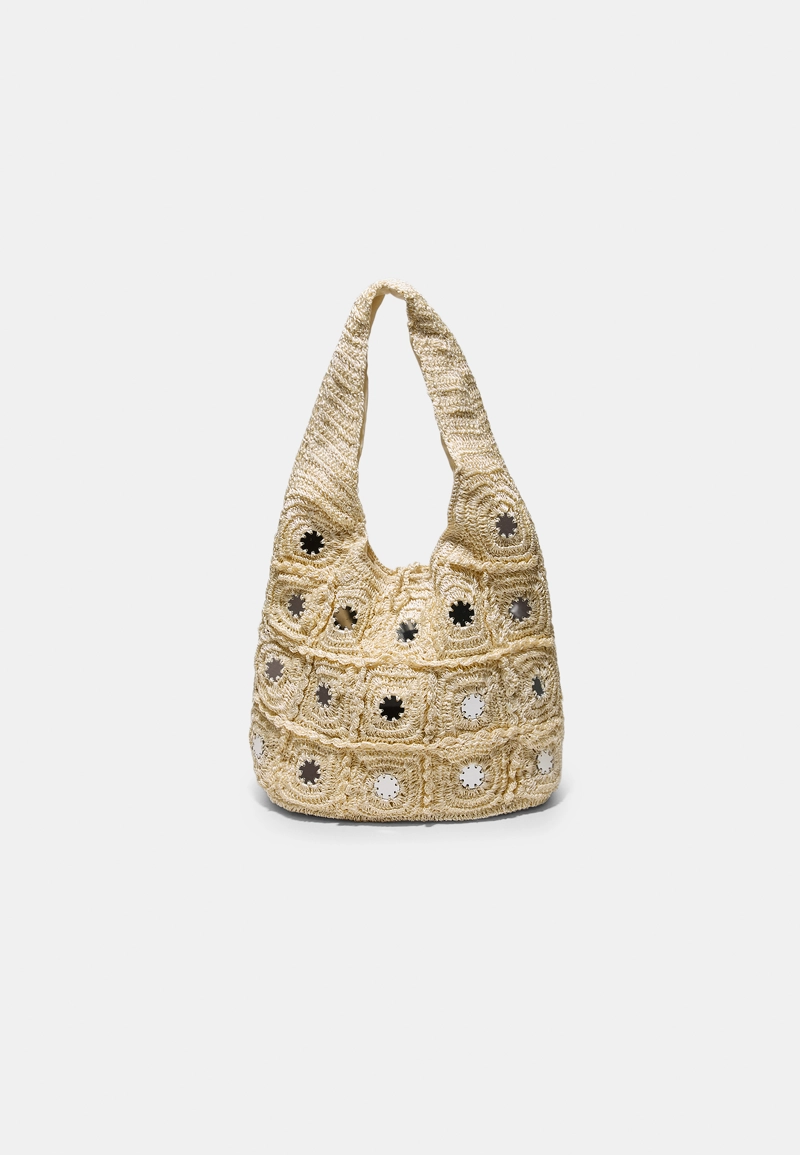 Большая сумка на плечо с зеркалами