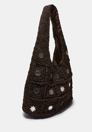 Большая сумка на плечо с зеркалами- Заказать в России