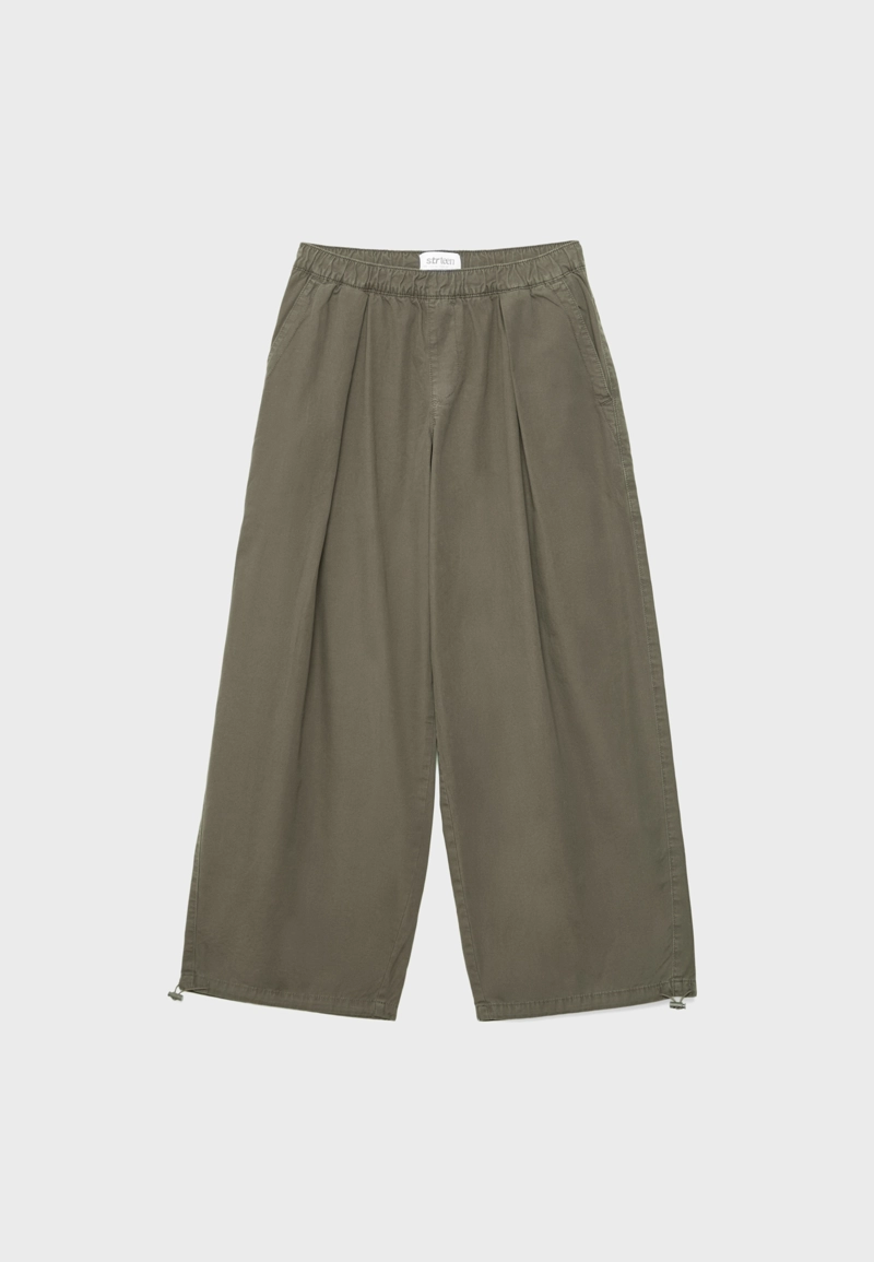 Брюки Barrel из поплина со стопперами