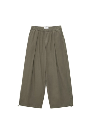 Брюки Barrel из поплина со стопперами- Заказать в России