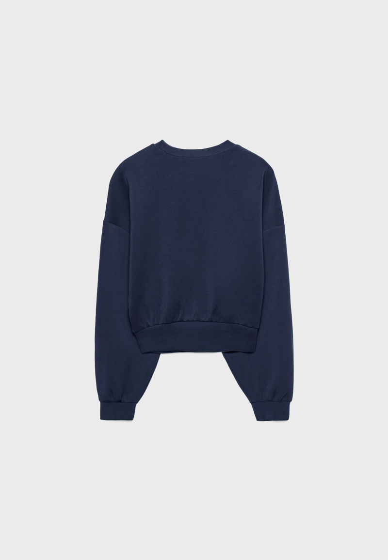 Толстовка с рукавами «летучая мышь» и мягкой на ощупь тканью