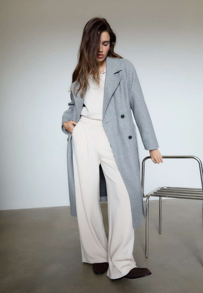 Брюки классические из мягкой ткани