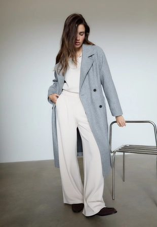 Брюки классические из мягкой ткани- Заказать в России