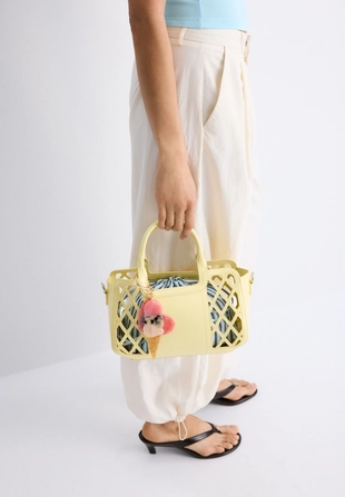 Комбинированная сумка-тоут- Заказать в России