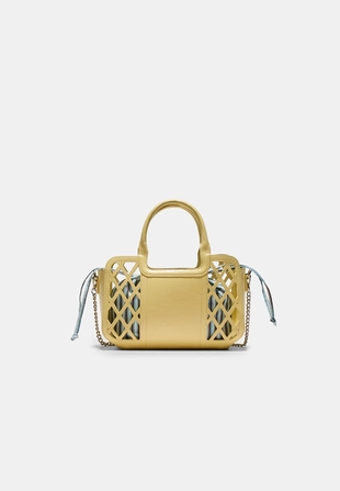 Комбинированная сумка-тоут- Заказать в России