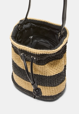 Комбинированная сумка-мешок крючком- Заказать в России