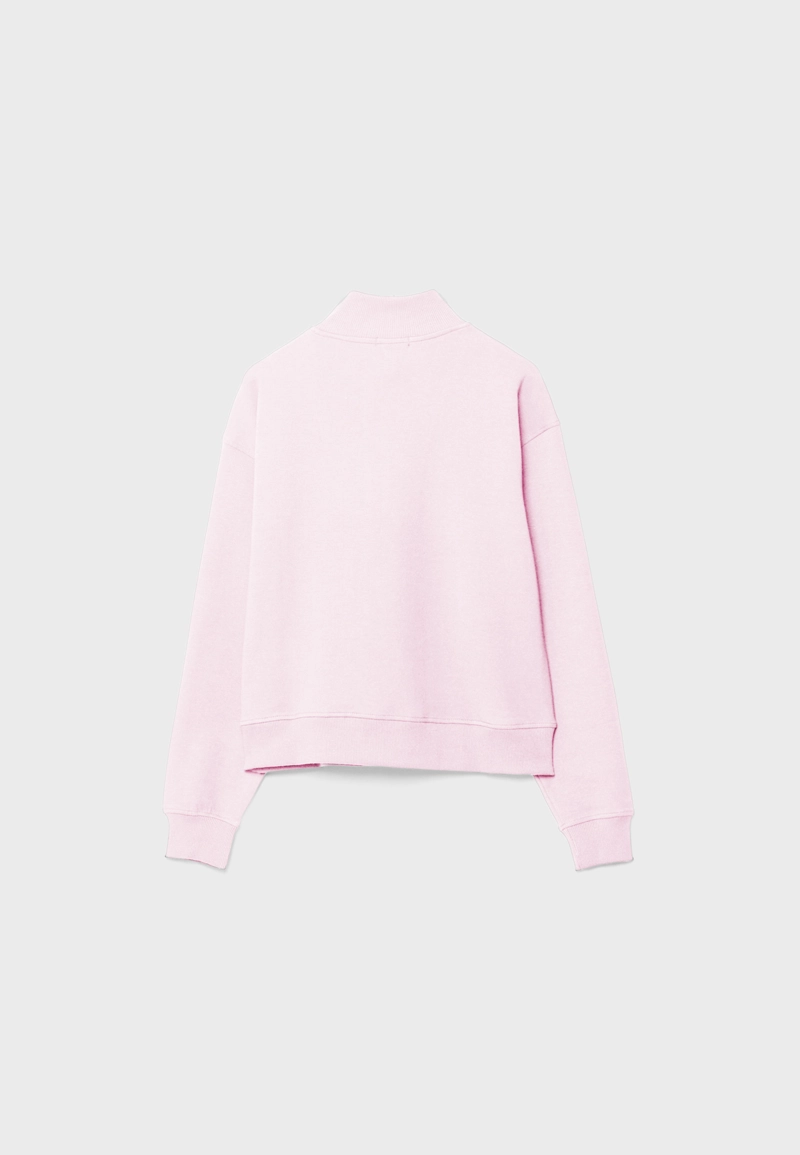 Толстовка с воротником-стойкой на молнии