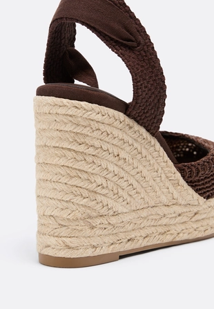 Эспадрильи на танкетке, завязки- Заказать в России