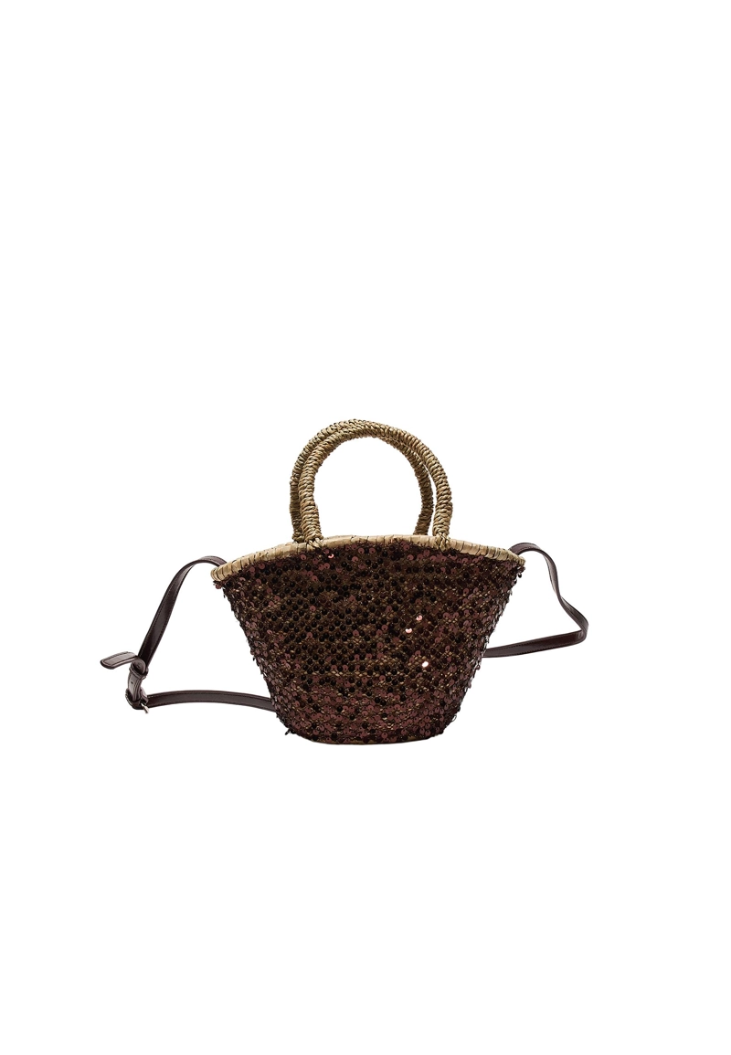 Мини-сумка с пайетками