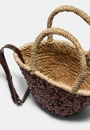 Мини-сумка с пайетками- Заказать в России