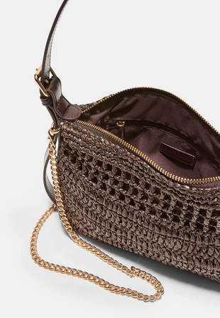 Мини-сумка кроше на плечо- Заказать в России