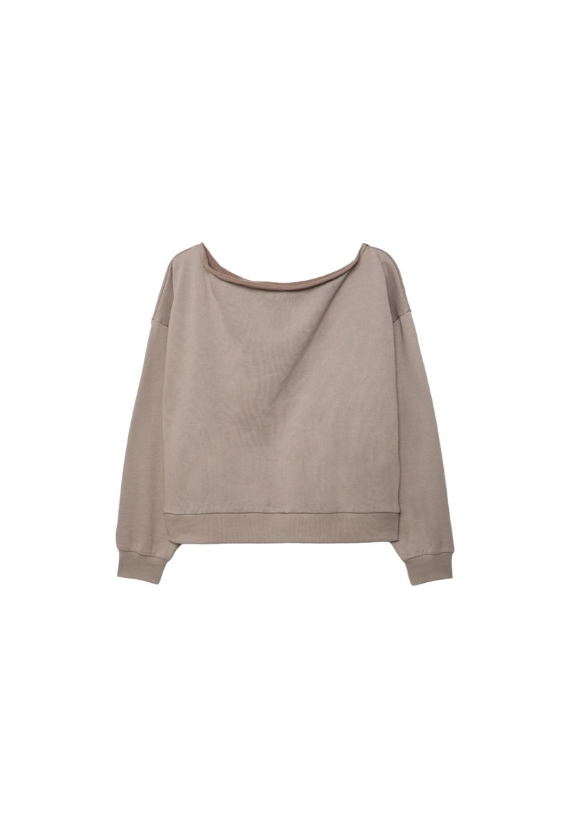 Базовая толстовка с открытыми плечами