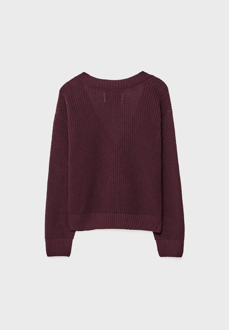 Вязаный кардиган на пуговицах